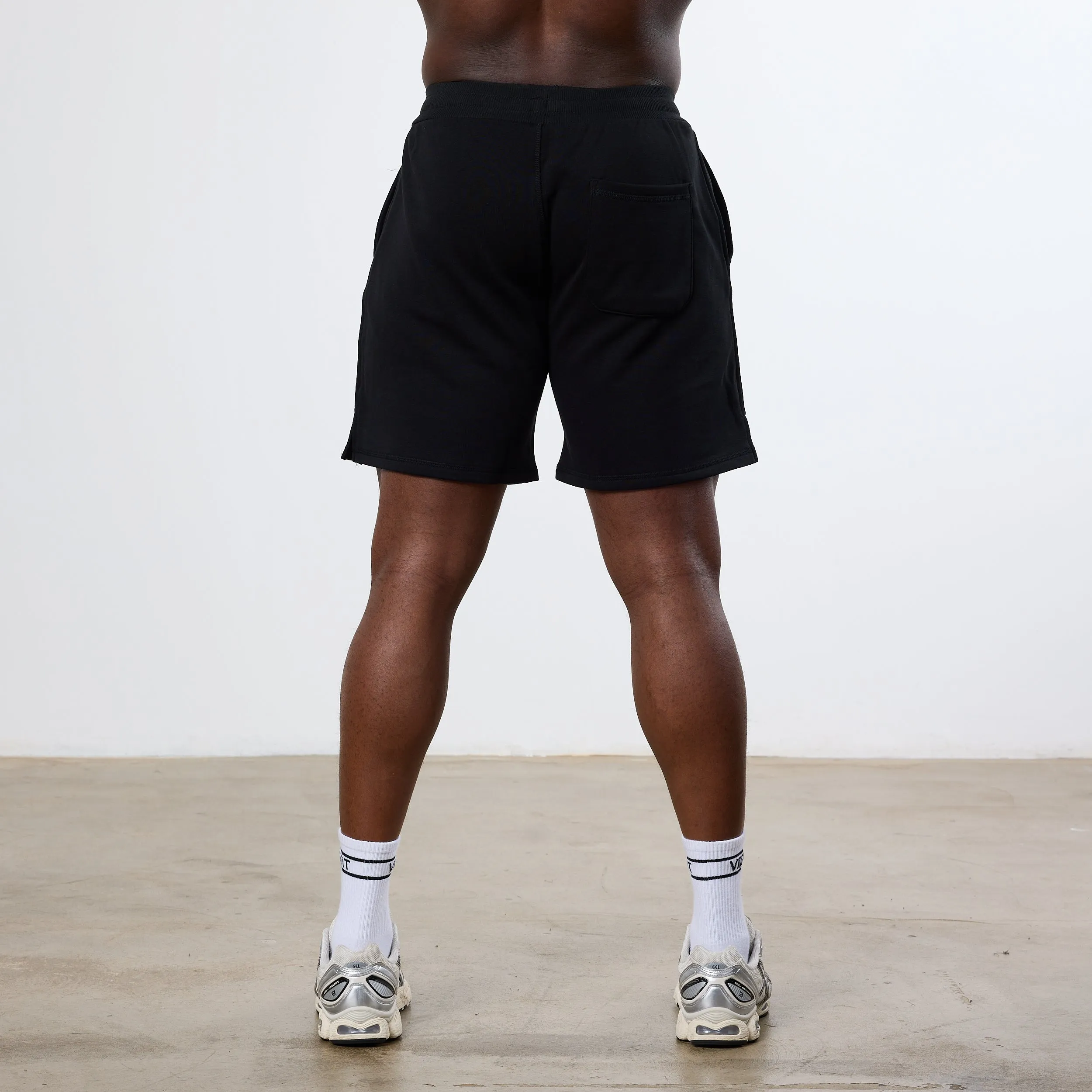 Vanquish Black Unconquerable Strength Wide Leg Shorts Anti Static Treatment Cool Basic
