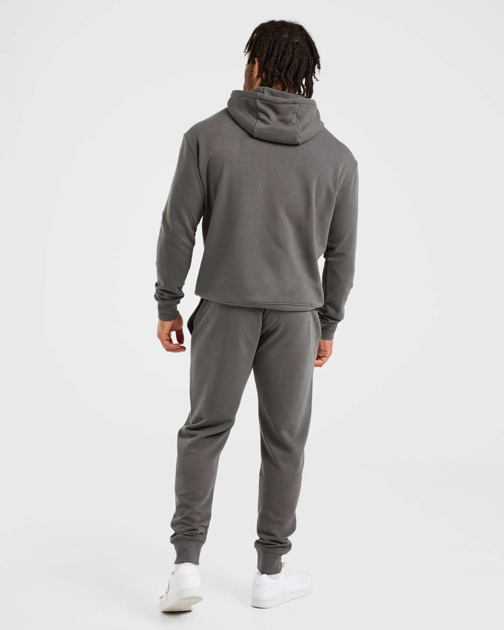 Essential Lightweight Hoodie - Charcoal Quick Dry Fabric