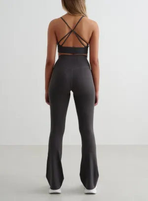 Chill Mode Luxury Choice Stretch Fit Shadow Grey Sense Flare Tights