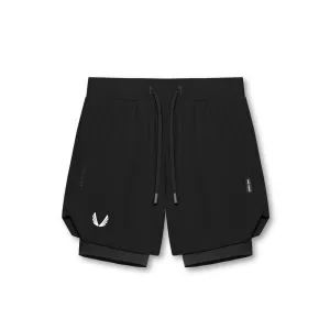 Parka animal print shorts 0866. Tetra-Lite? 7" Liner Short - Black/Black/ White "Wings"