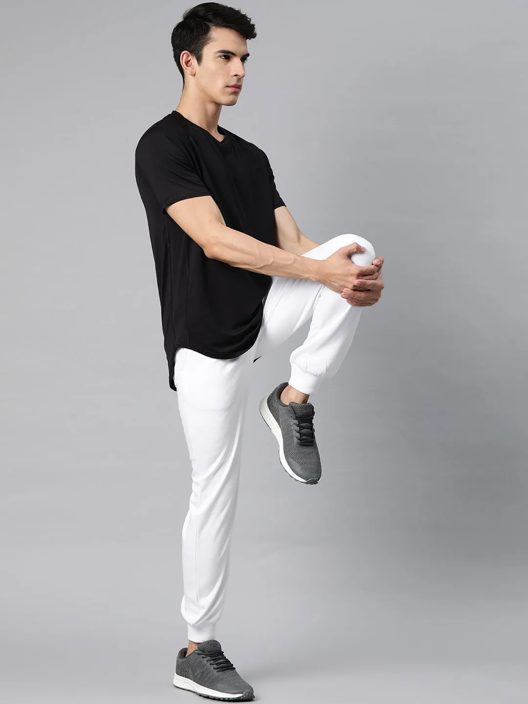 Non Clip NonBindingWaistline Alcis Men Solid Regular Fit Joggers