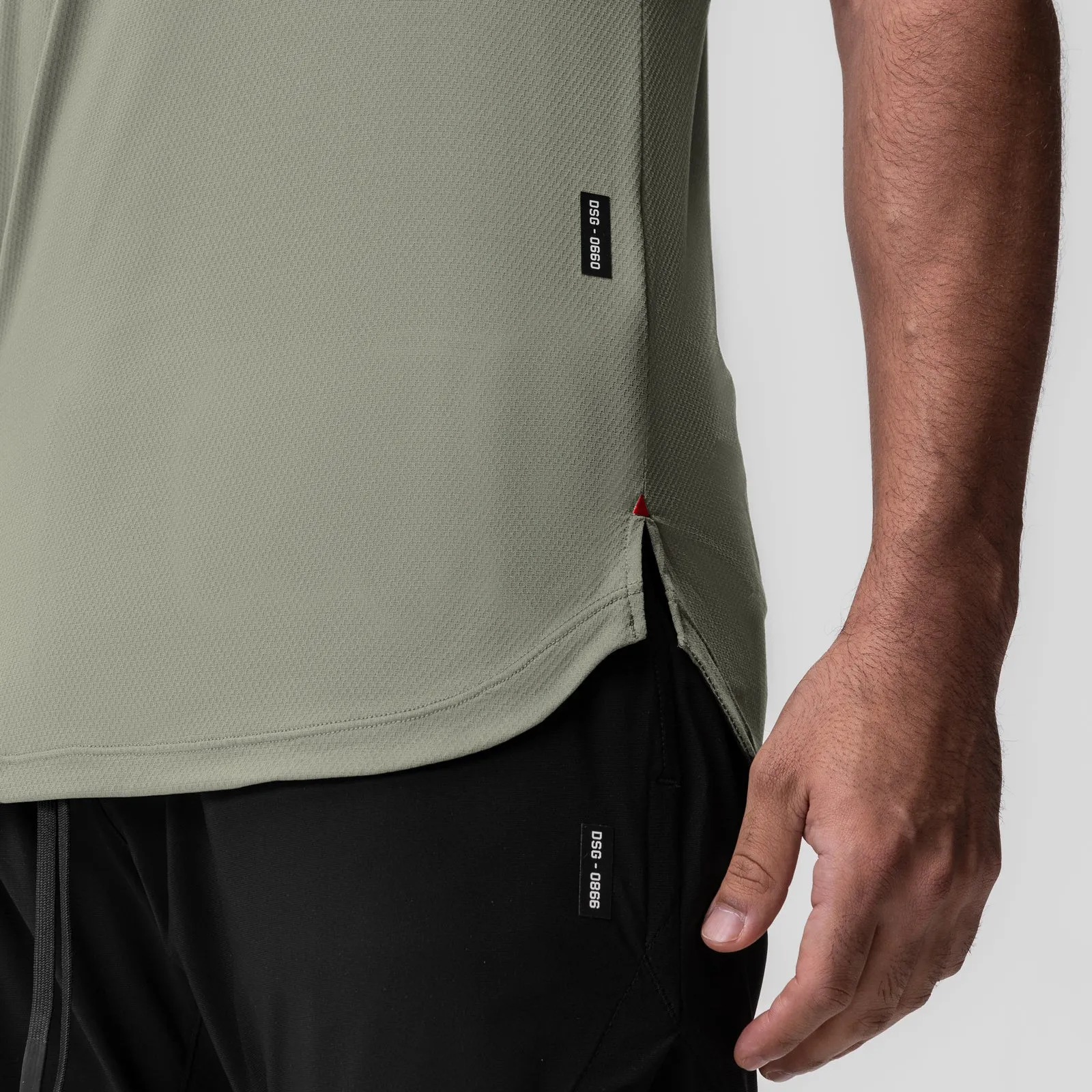 0660. AeroSilver? Established Tee - Sage Relaxed Armhole Cut