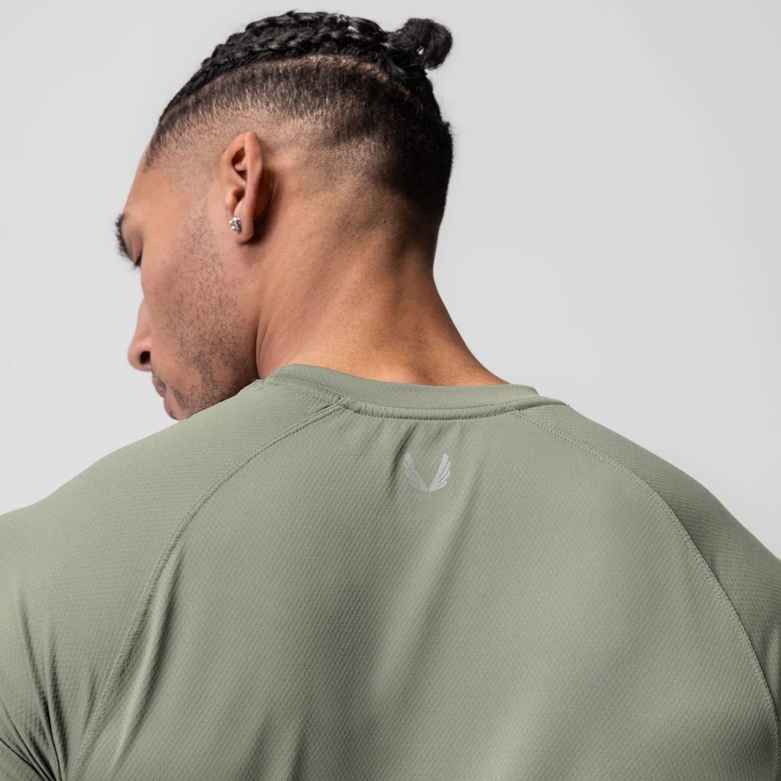 0660. AeroSilver? Established Tee - Sage hypoallergenic material Stretchable