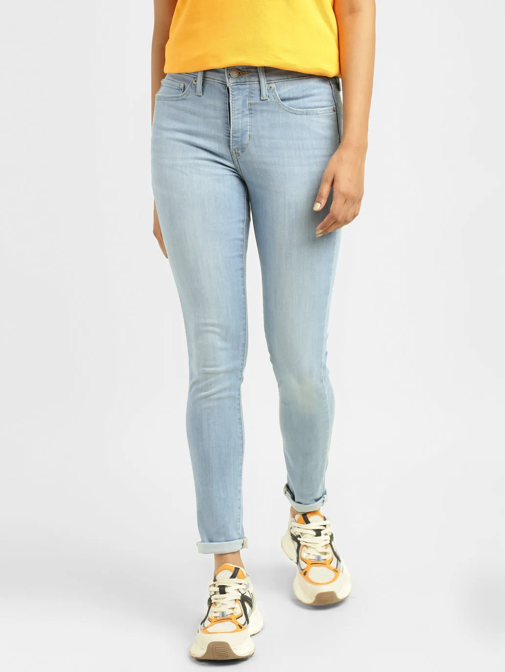 Flexible Waistband Construction General Option Women's 710 Blue Skinny Fit High Rise Jeans