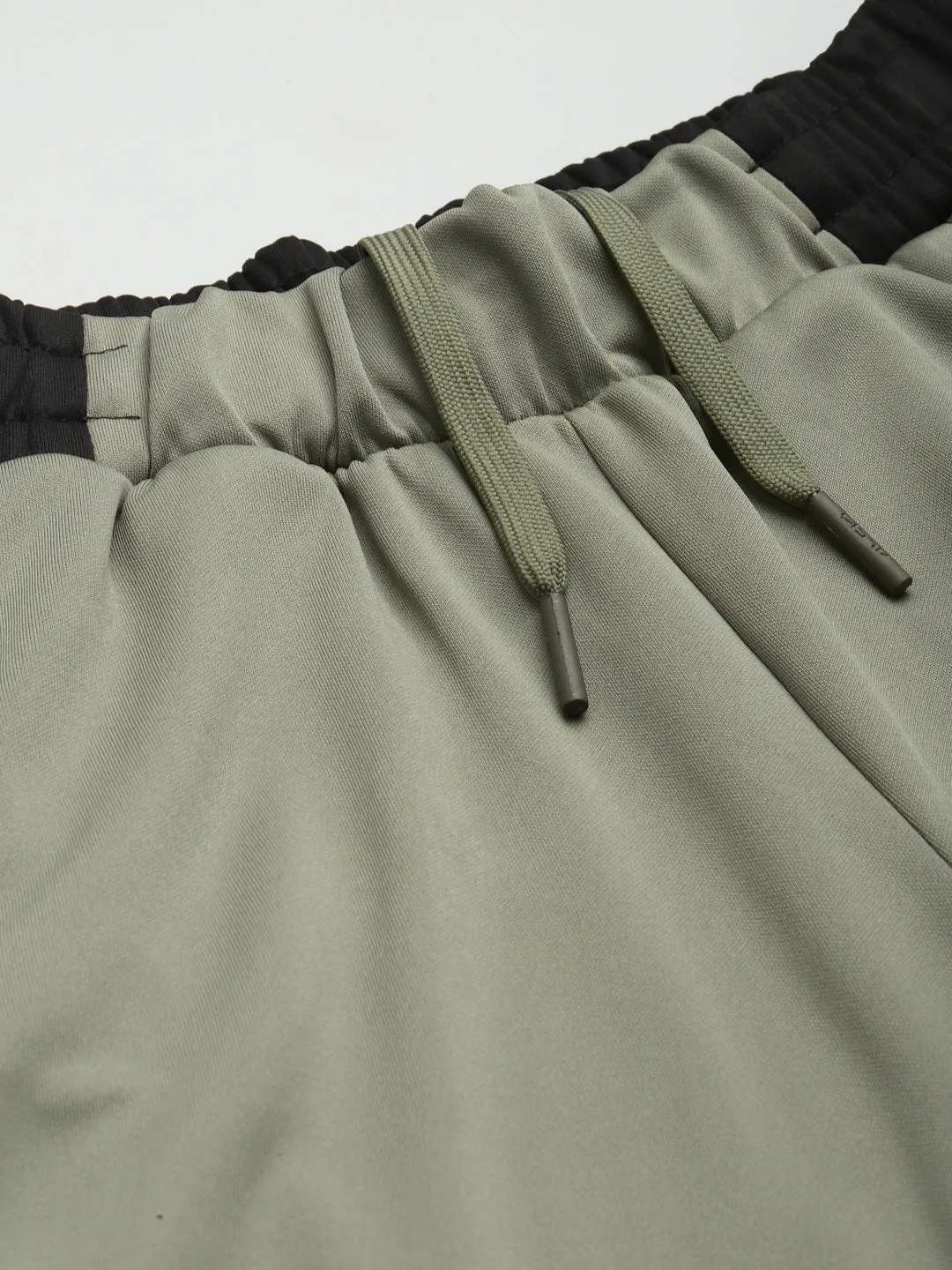 AdjustableDrawstring Alcis Women Olive Green Solid Slim Fit Track Pants