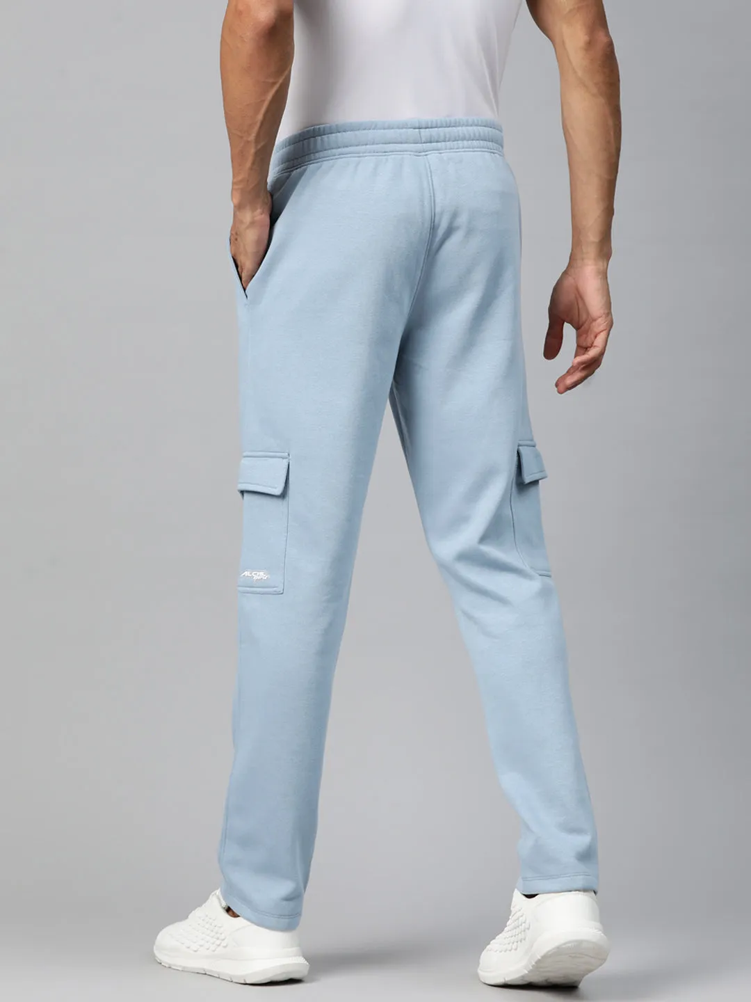 Alcis Men Solid Cargo Track Pants Bold Design