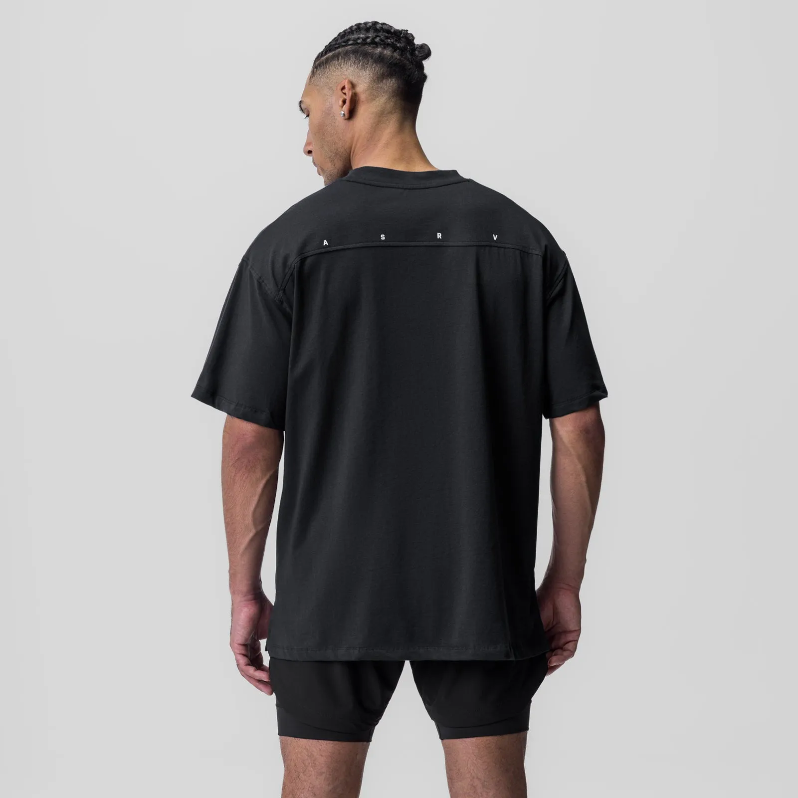 brandable 0824. Supima? Oversized Tee - Black