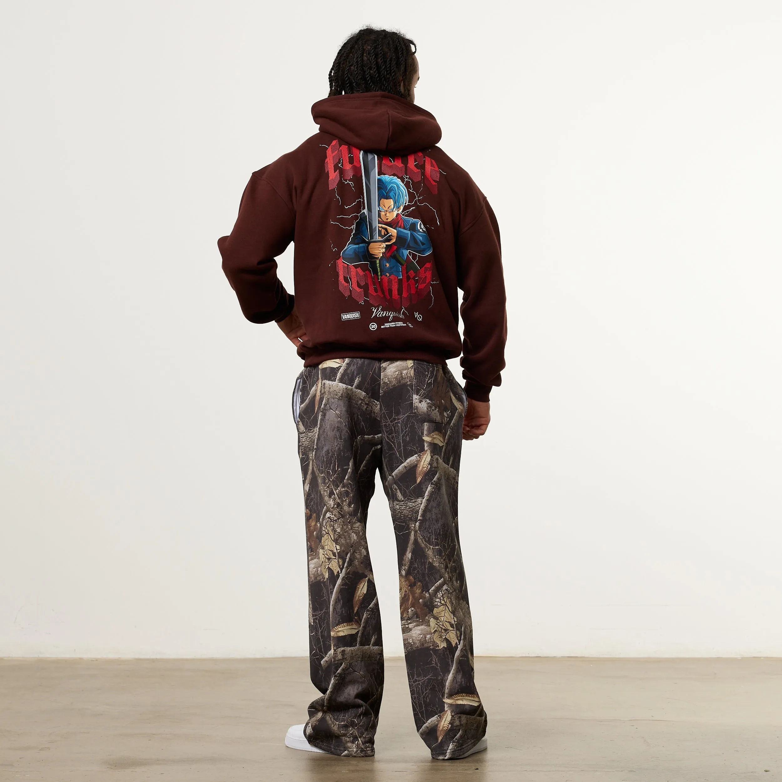 Thermal Reflective Lining Vanquish DBS Trunks Brown Hoodie