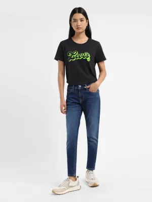 Plain Favorite Spring Mood Brunch Outfit Formal Women's 710 Blue Skinny Fit Mid Rise Jeans