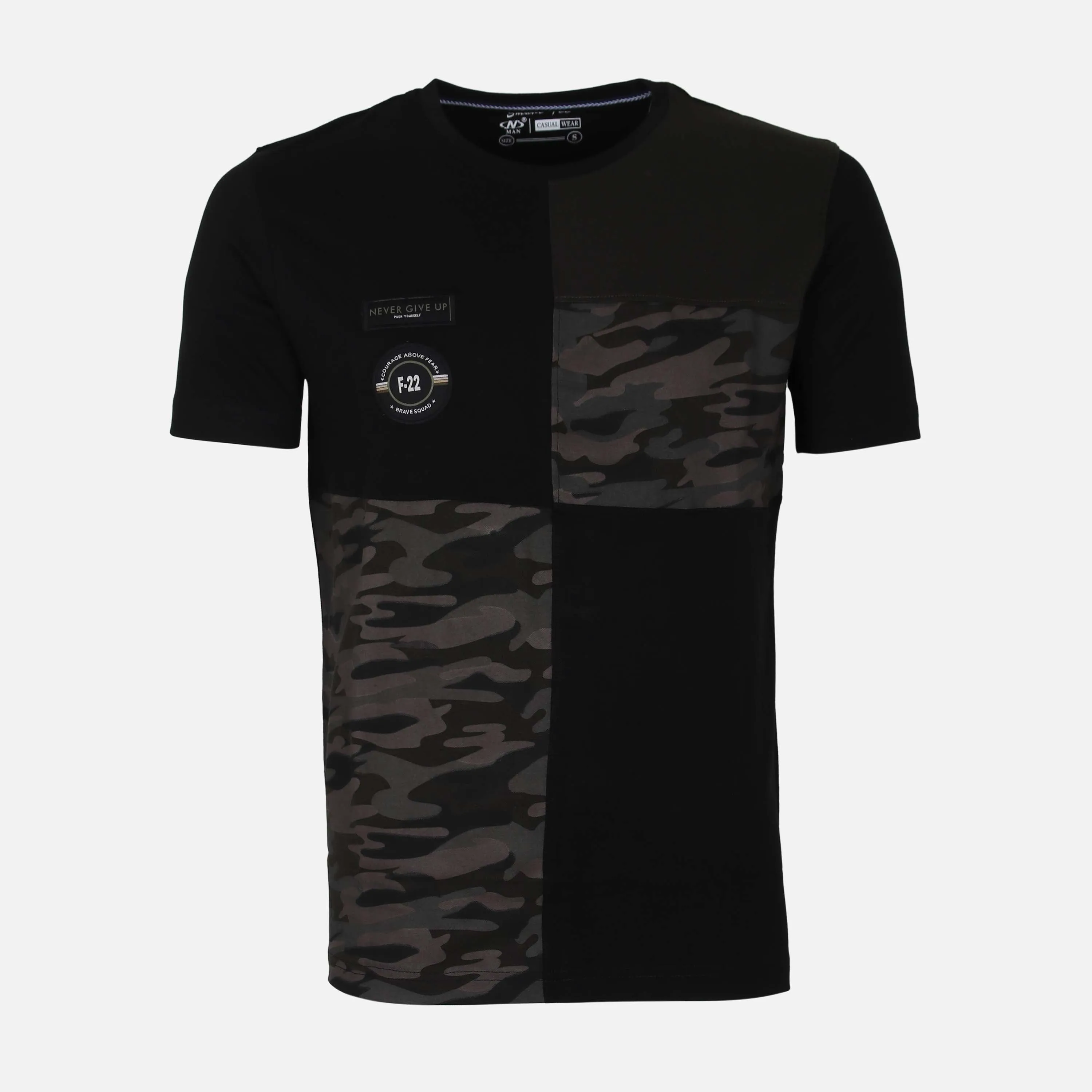 TaglessCollar Flexible Joints MENS T-SHIRT ROUND NECK