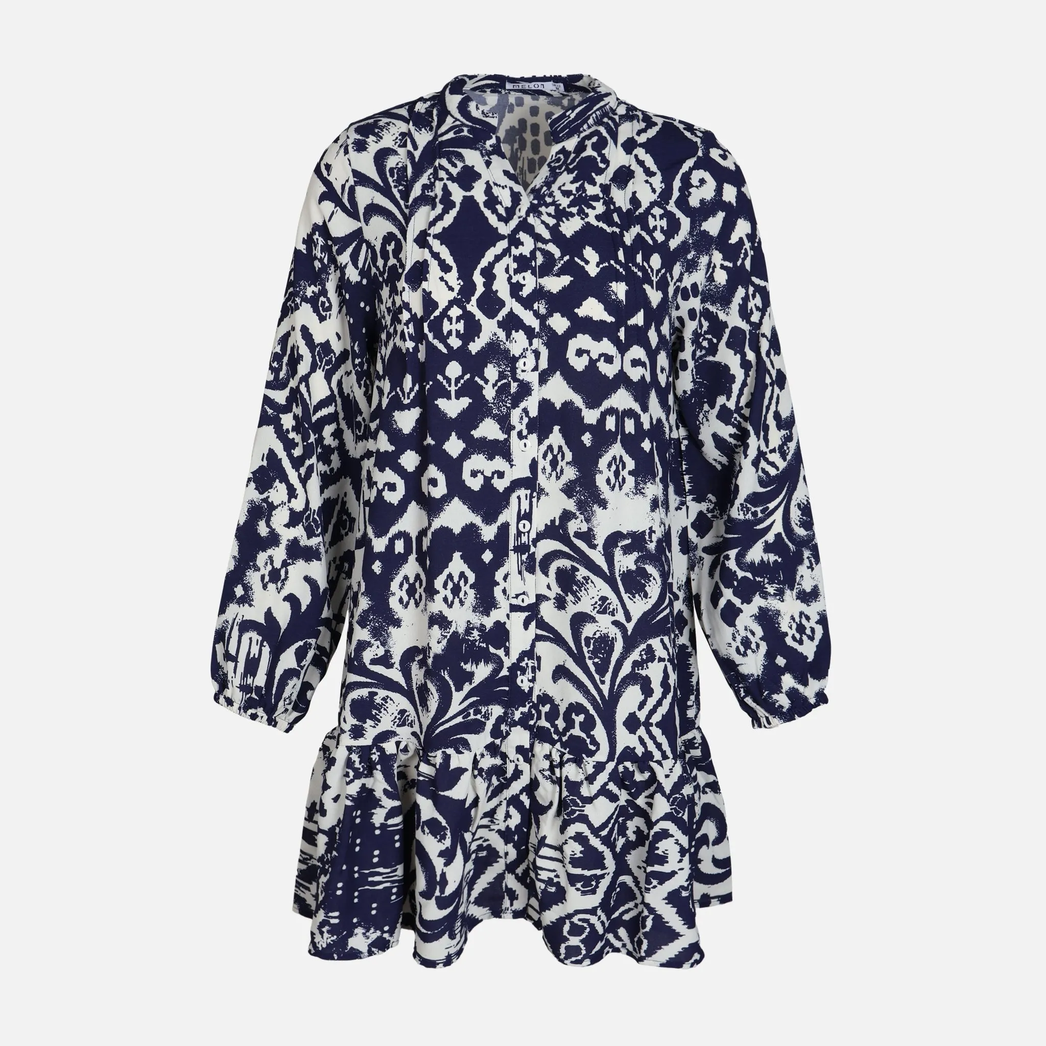 BreathableLining WOMEN LONG SLEEVE MIDI DRESS