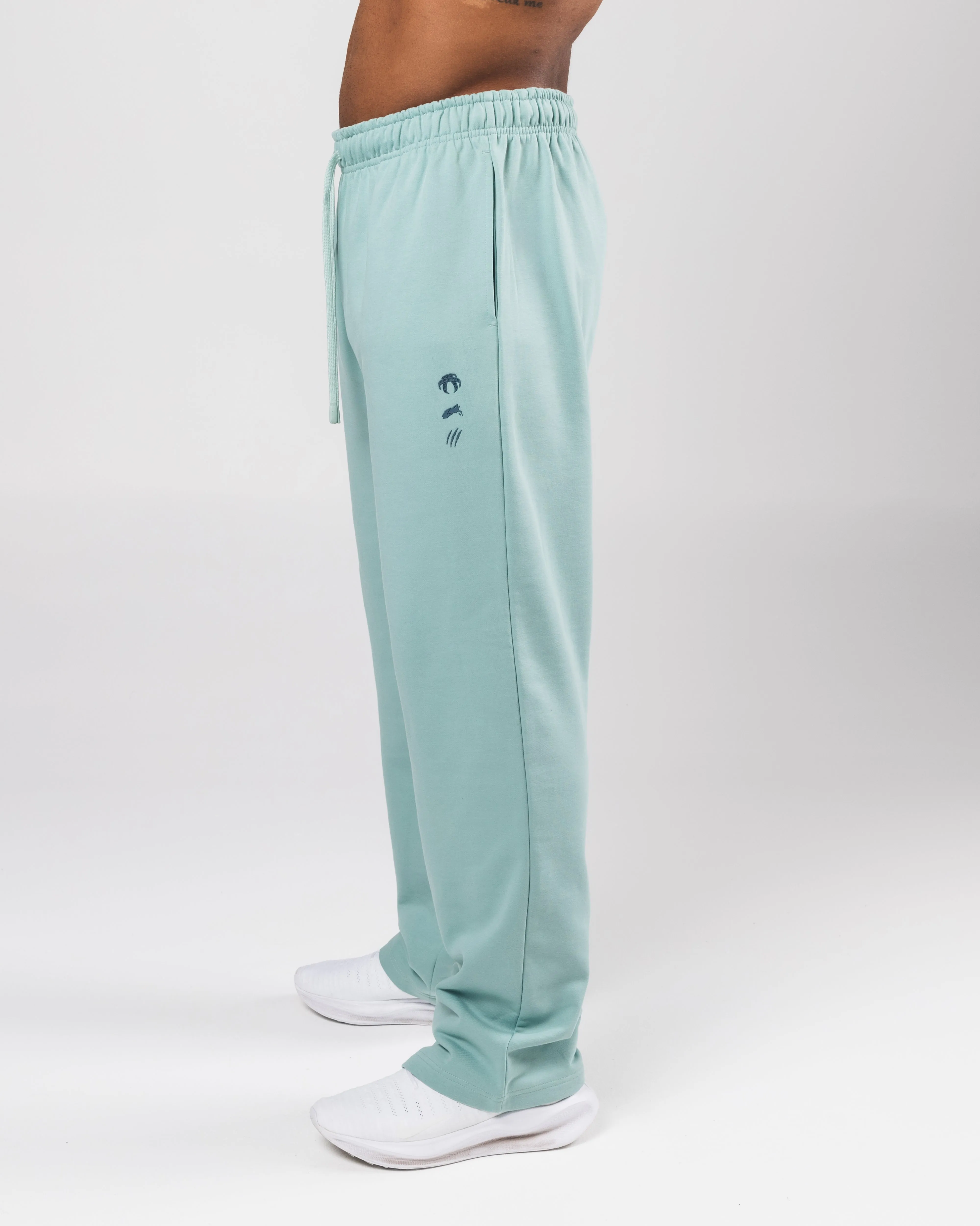 Reflective Trim Reinforced Knees Three Pillar Heavyweight Pant - Celestial Blue