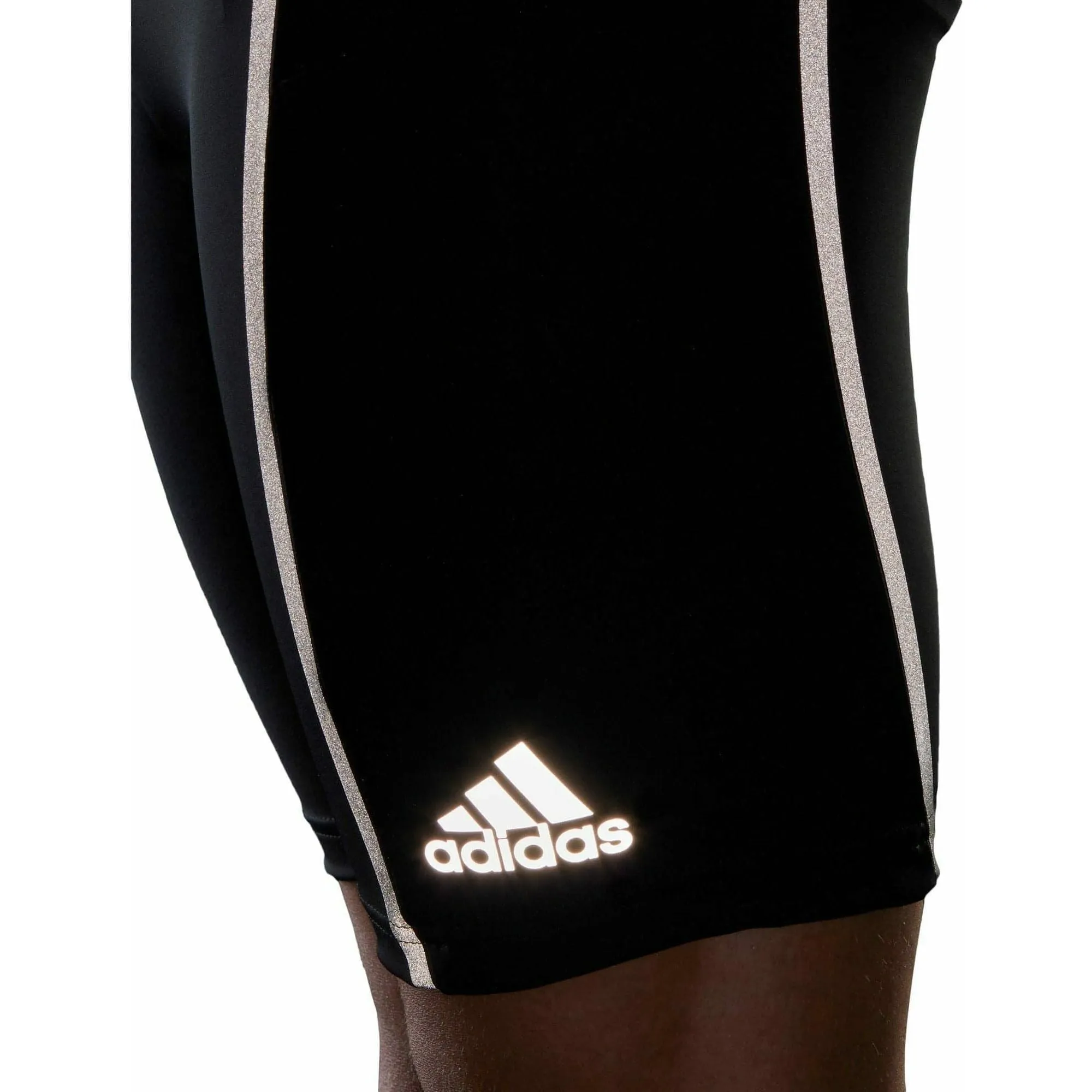 Performance Wear Mood Casual adidas Saturday Mens Short Running Tights - Black