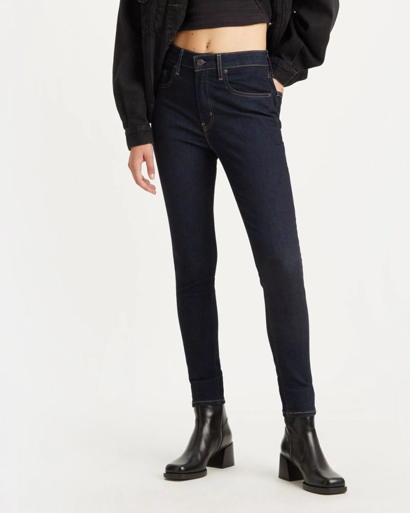 Breathable fabric technology Levi's? Womens 721 High Rise Skinny Jeans - Blue Wave Rinse