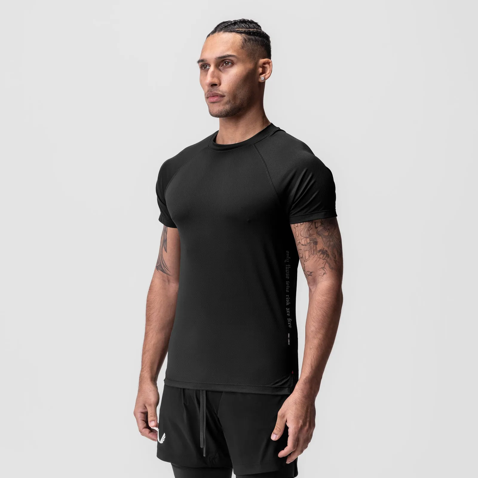 Weekend Trend 0918. AeroSilver? Fitted Tee - Black "OTWR"