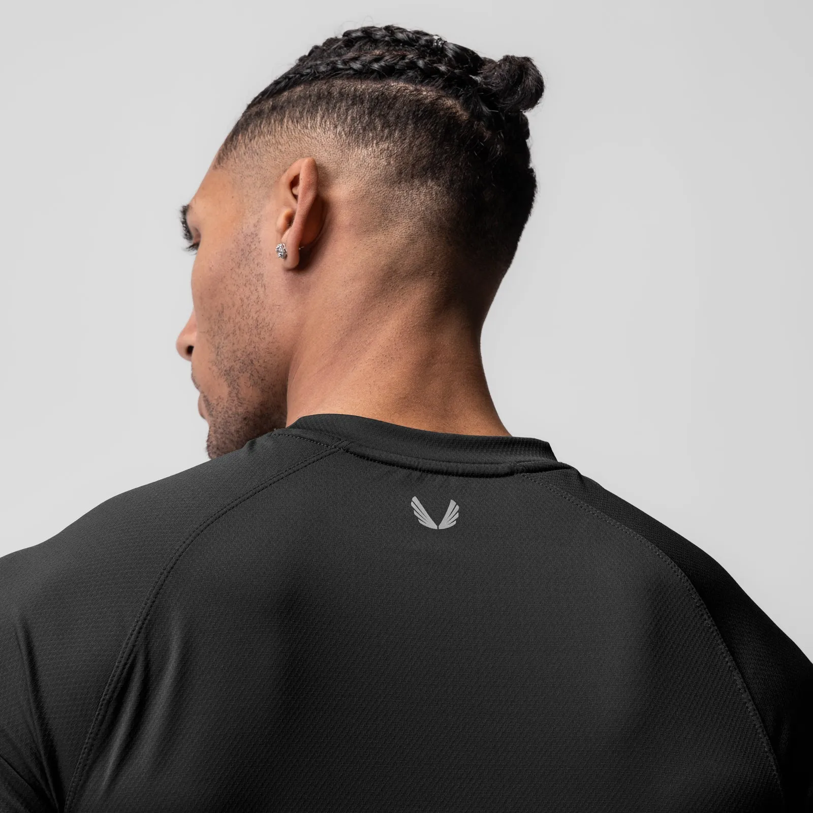 Fresh Outfit Style 0918. AeroSilver? Fitted Tee - Black "OTWR"