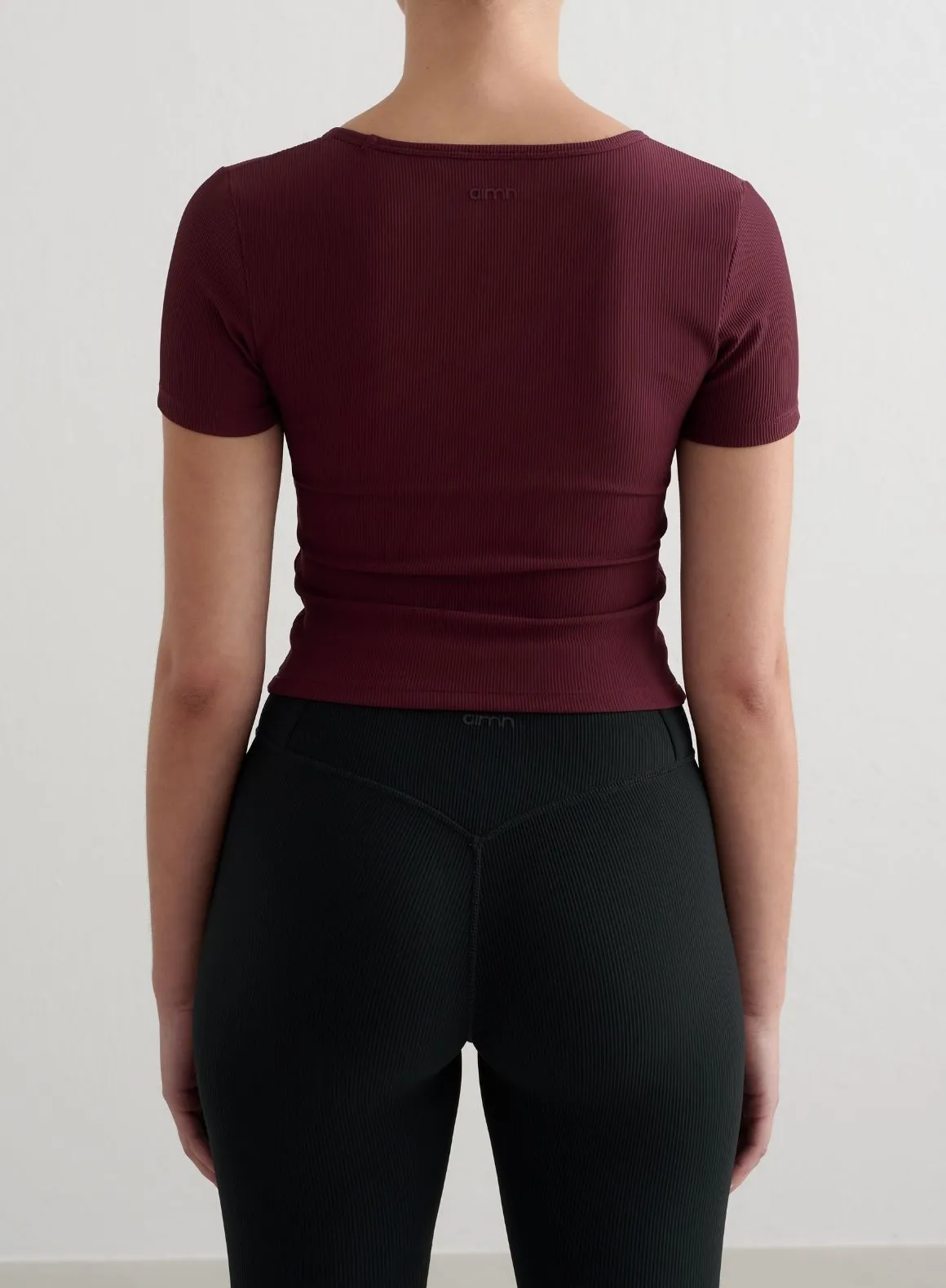 Men's Pilling Resistant Finish Cherry Ribbed Performance Short Sleeve