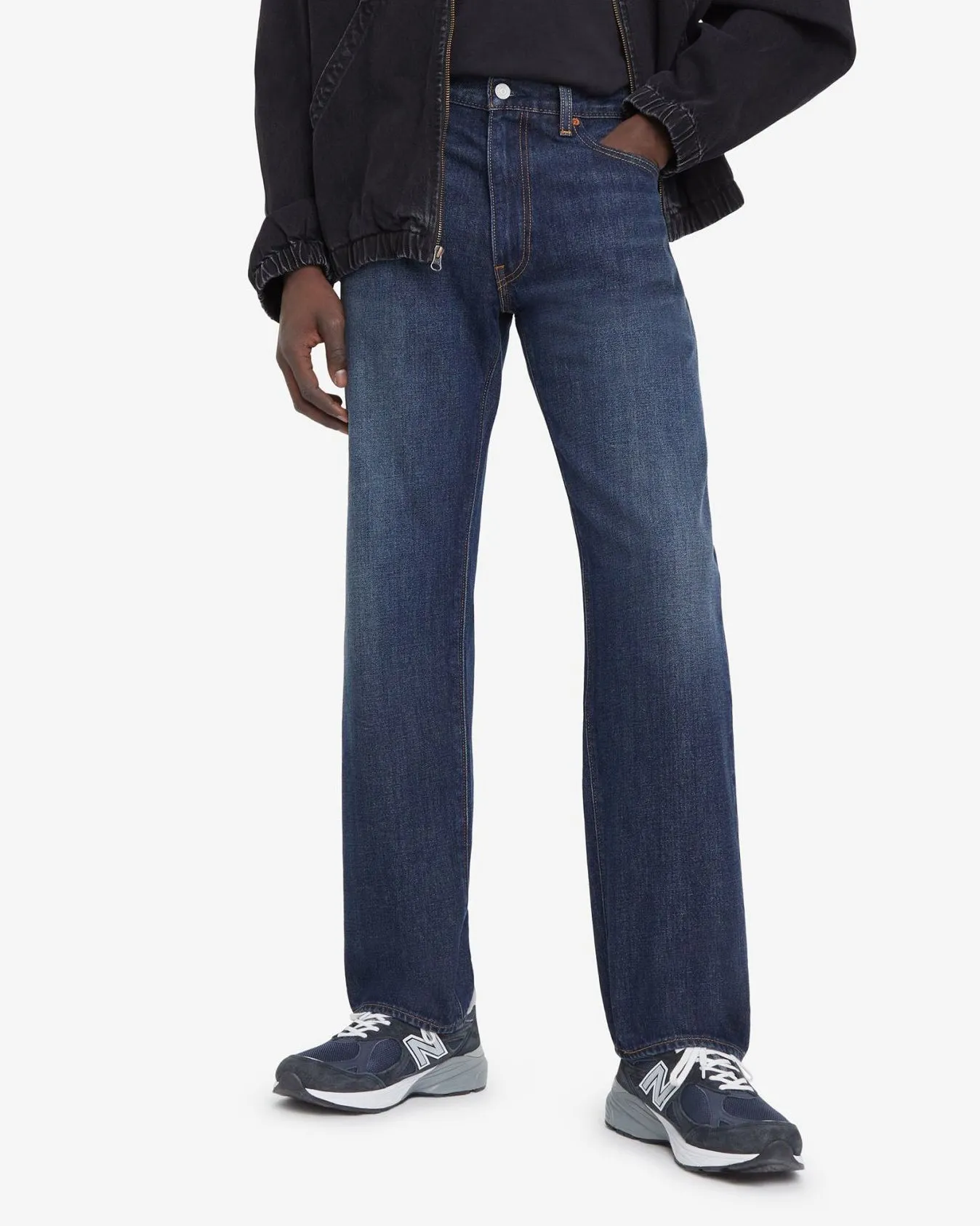 Clean Base Levi's? 555 Relaxed Straight Mens Jeans - Up The Score