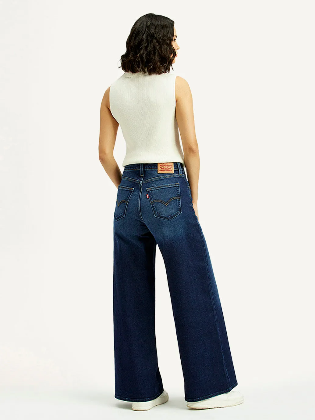 Affordable Neutral Holiday Vibes Neutral Casual Streetwear Fan Women's 728 Indigo Flared Fit High Rise Jeans