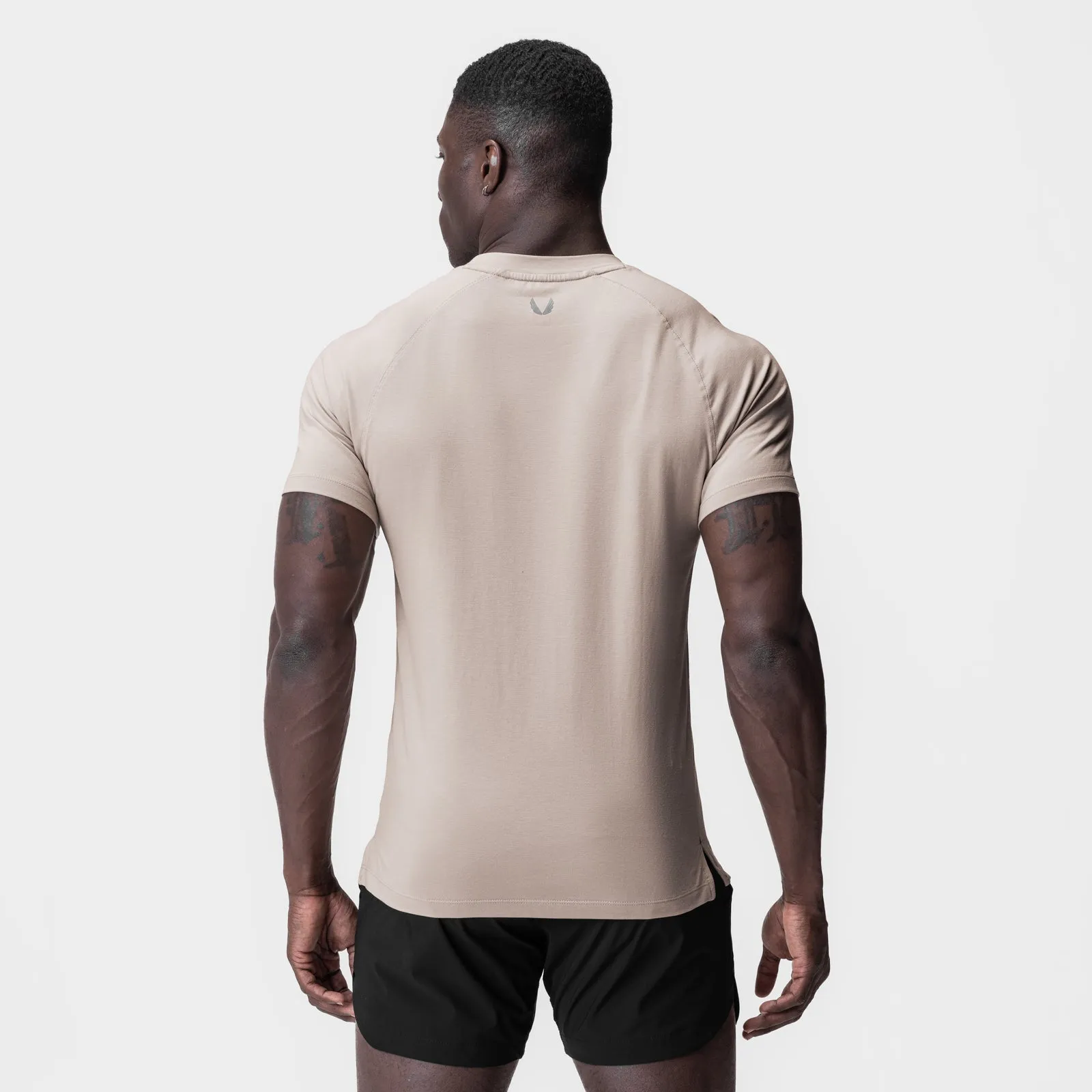 Side Vent Design 0919. Supima? Fitted Tee - Chai