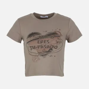 WOMEN CROPPED T-SHIRT SmoothEdgeTrim