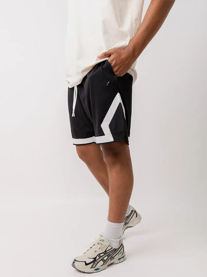 Outdoor Comfort All Purpose Utility Fit Game Day Shorts in Black