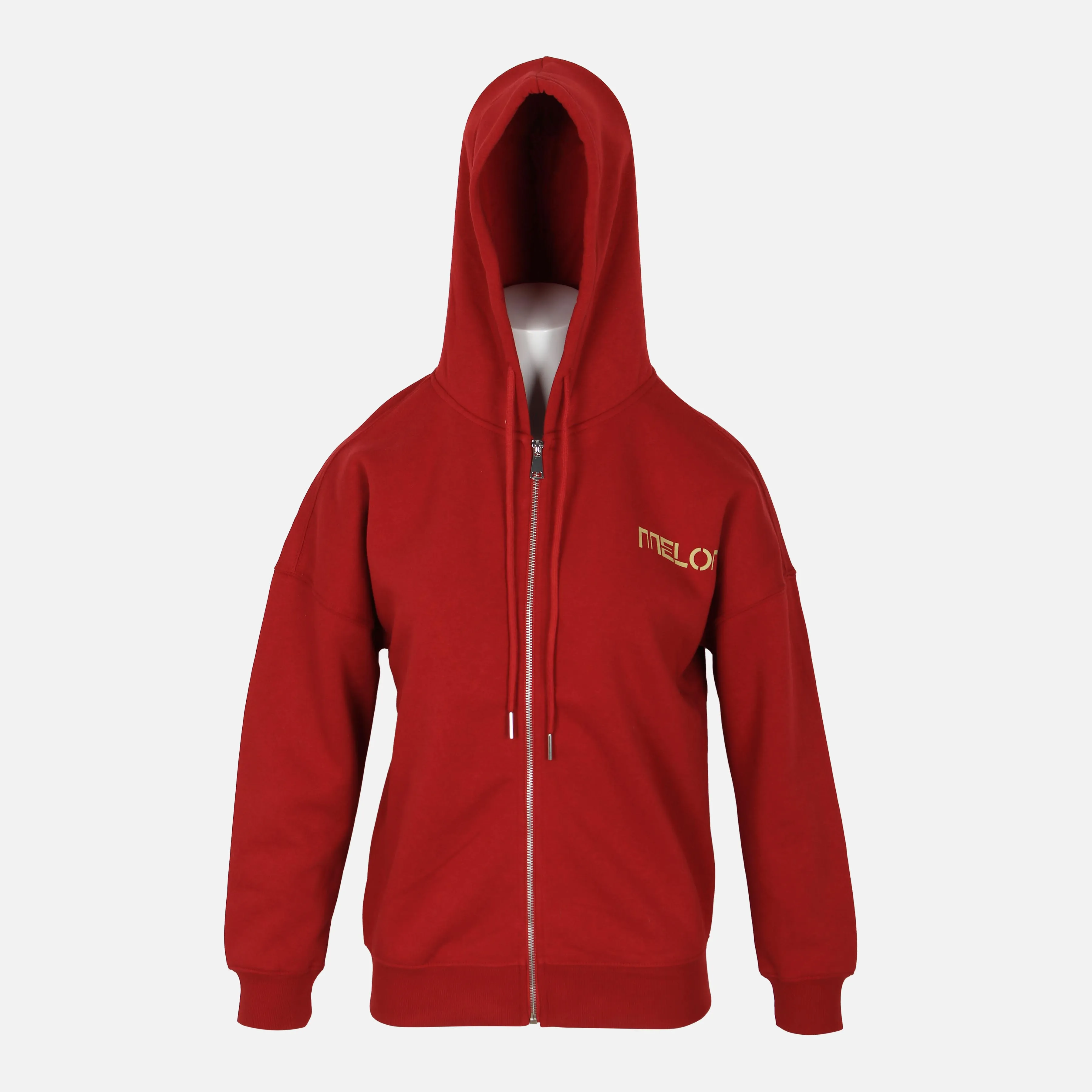 Oversized style Possum like LADIES FLEECE FULL ZIPPER HOODIE