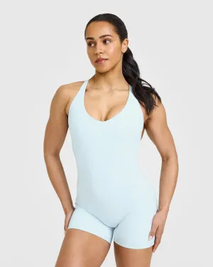 Unified Scoop Back All In One 6" | Cloud Blue WaterRepellent Finish Flexible Waistline