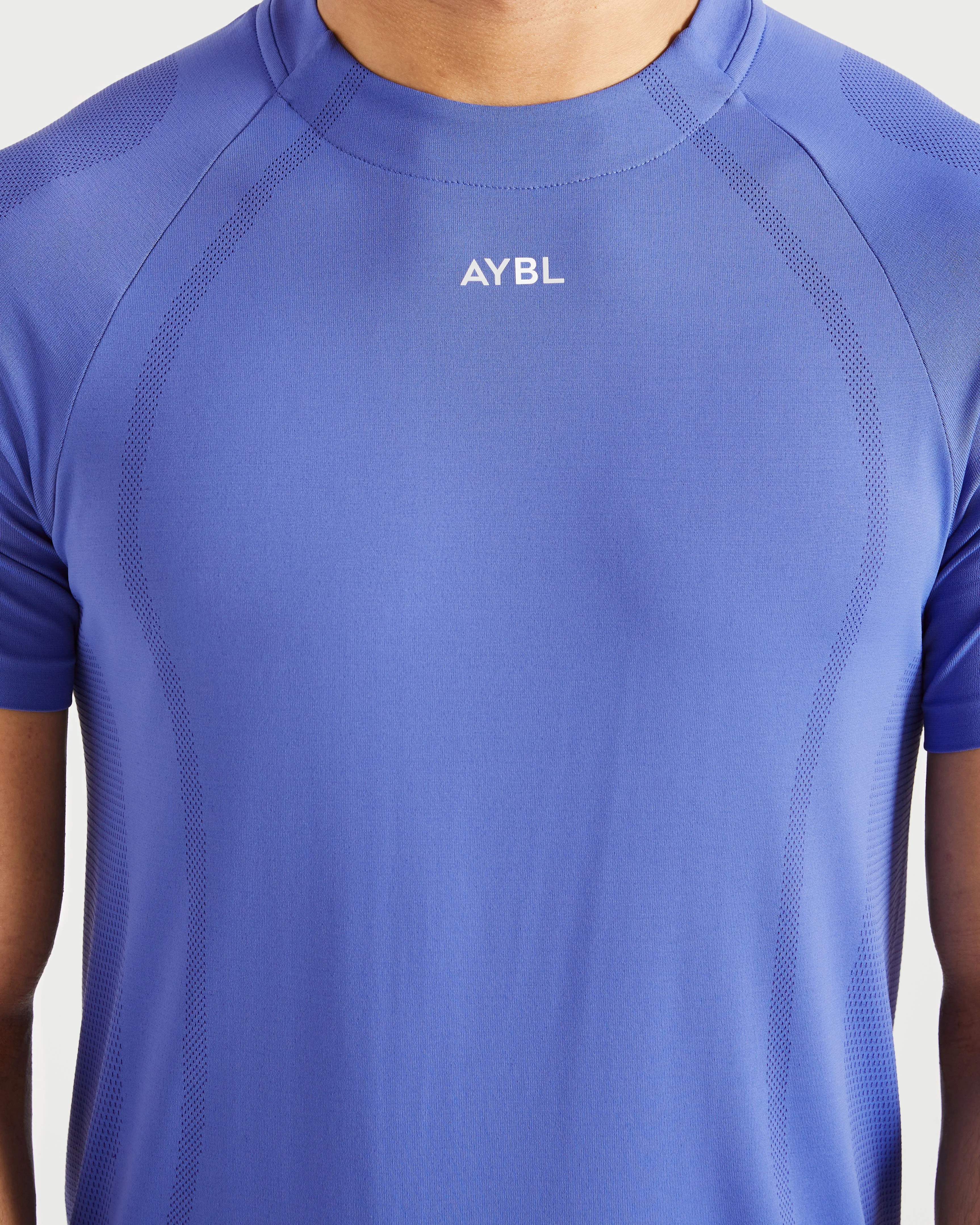 Attain Seamless T Shirt - Indigo Mist City Casual