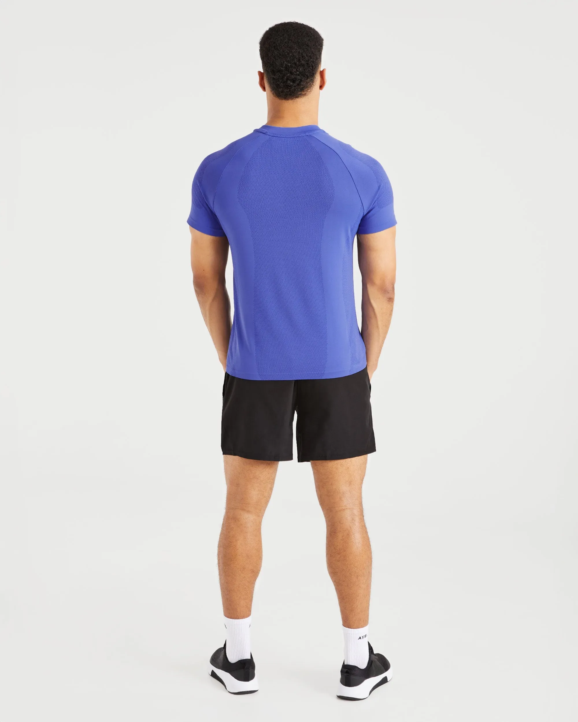 Leisure Wear Attain Seamless T Shirt - Indigo Mist