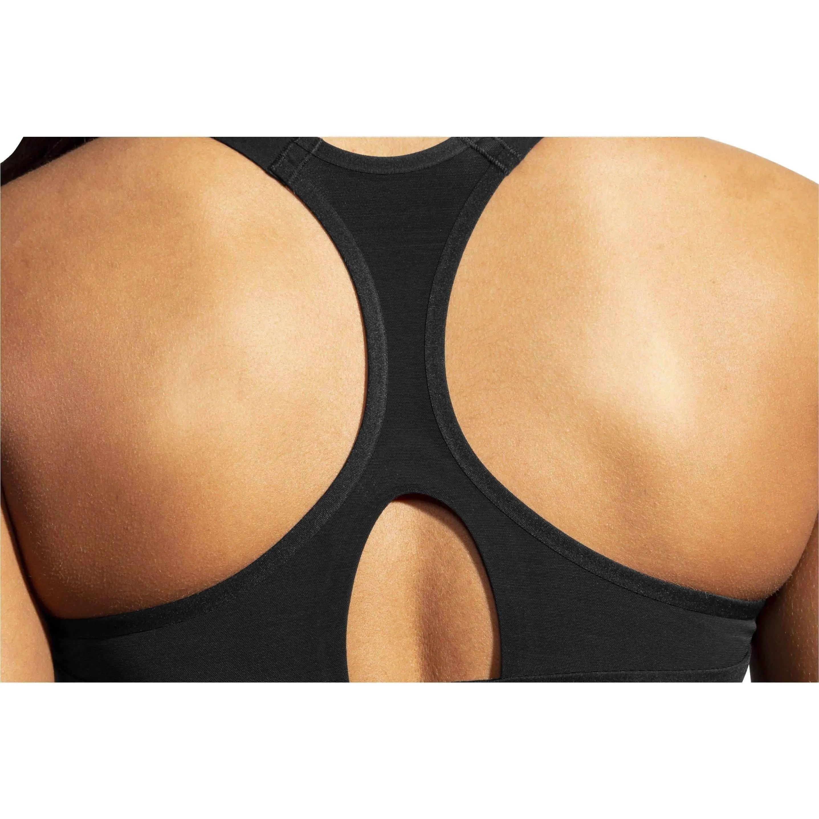 Wire-Free Comfort Comfortable Structure Brooks Dare Racerback Womens Sports Bra - Black