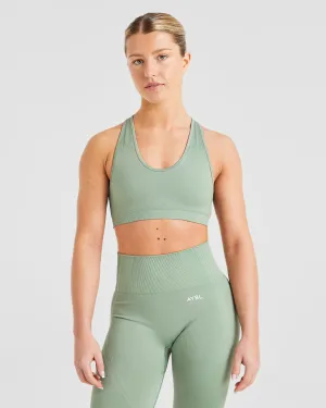 Balance V3 Seamless Sports Bra - Grove Green Sports bra alternative