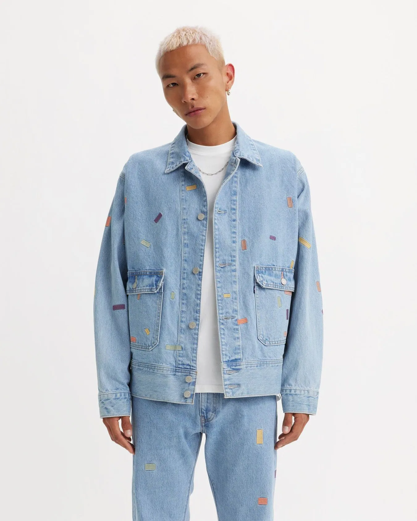 Outfit Base Levi's? Japanese Fabric Utility Trucker Jacket - MOJ Karachippu