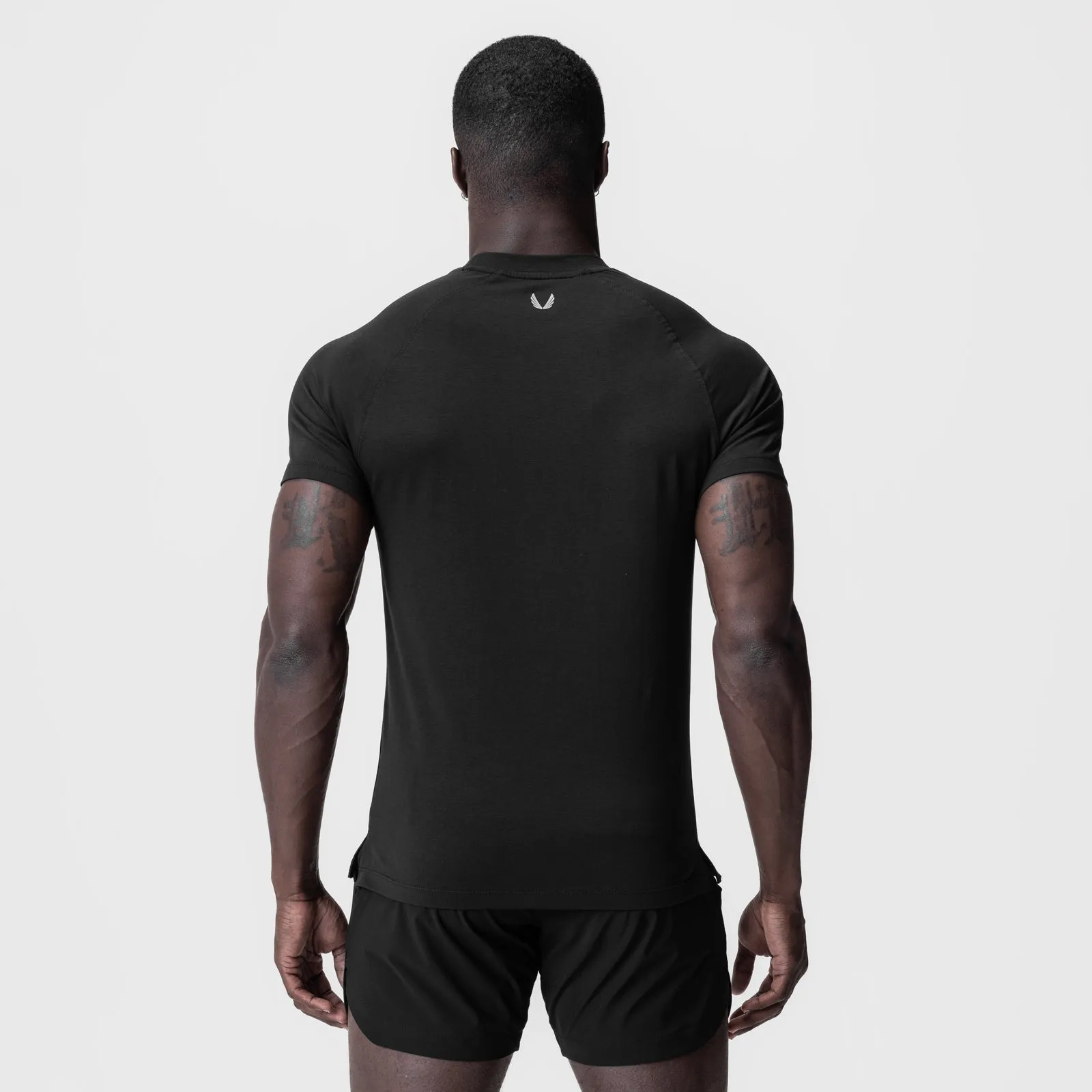 0919. Supima? Fitted Tee - Black Day-to-Day Comfort