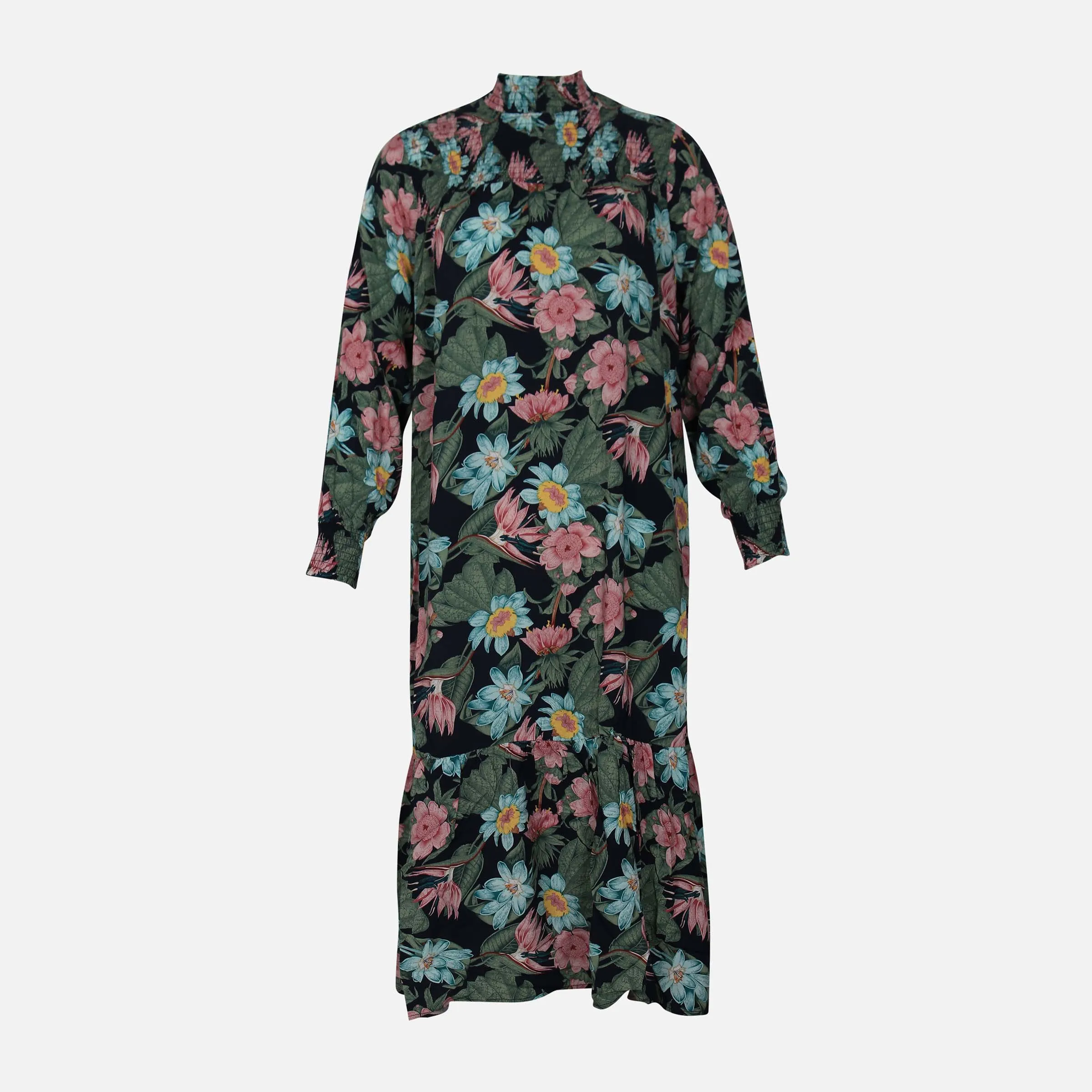 N LADIES LEAF WOVEN DRESS Thin Core