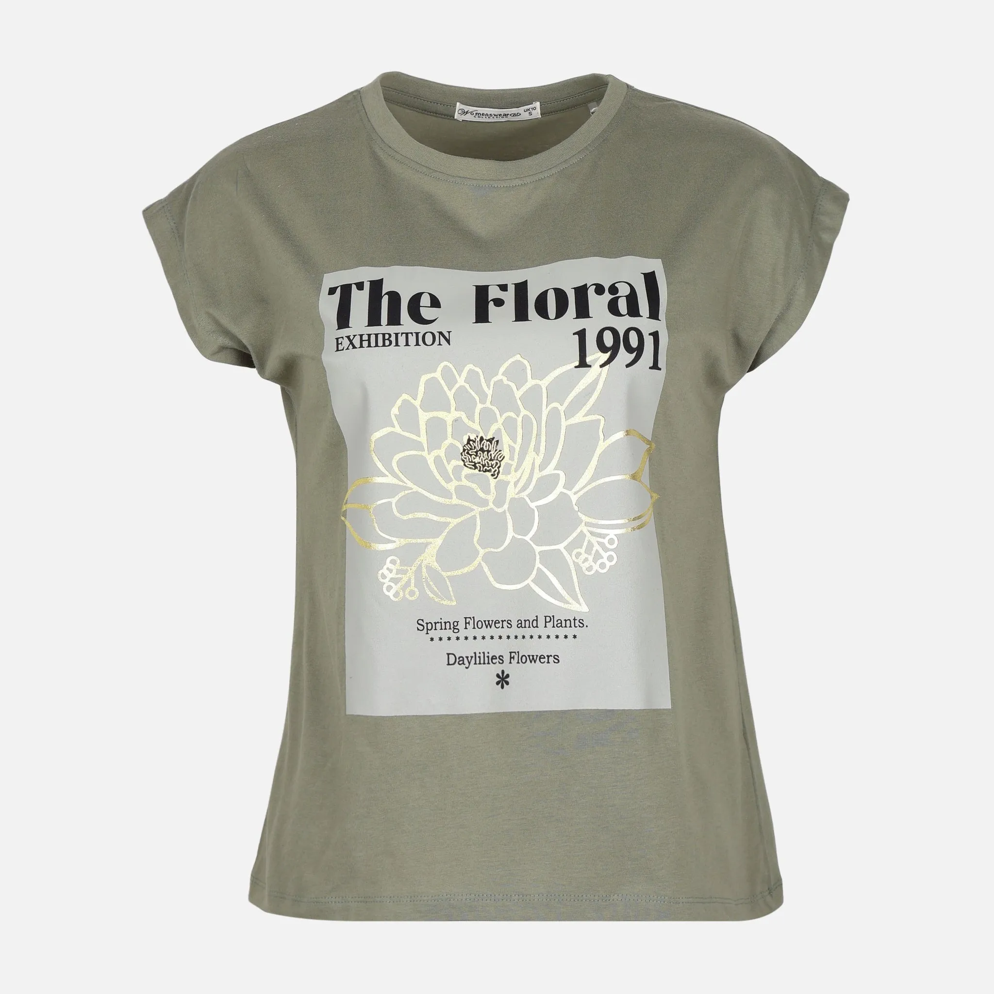 NonBindingCollar Sequin Glow WOMEN CASUAL T-SHIRT
