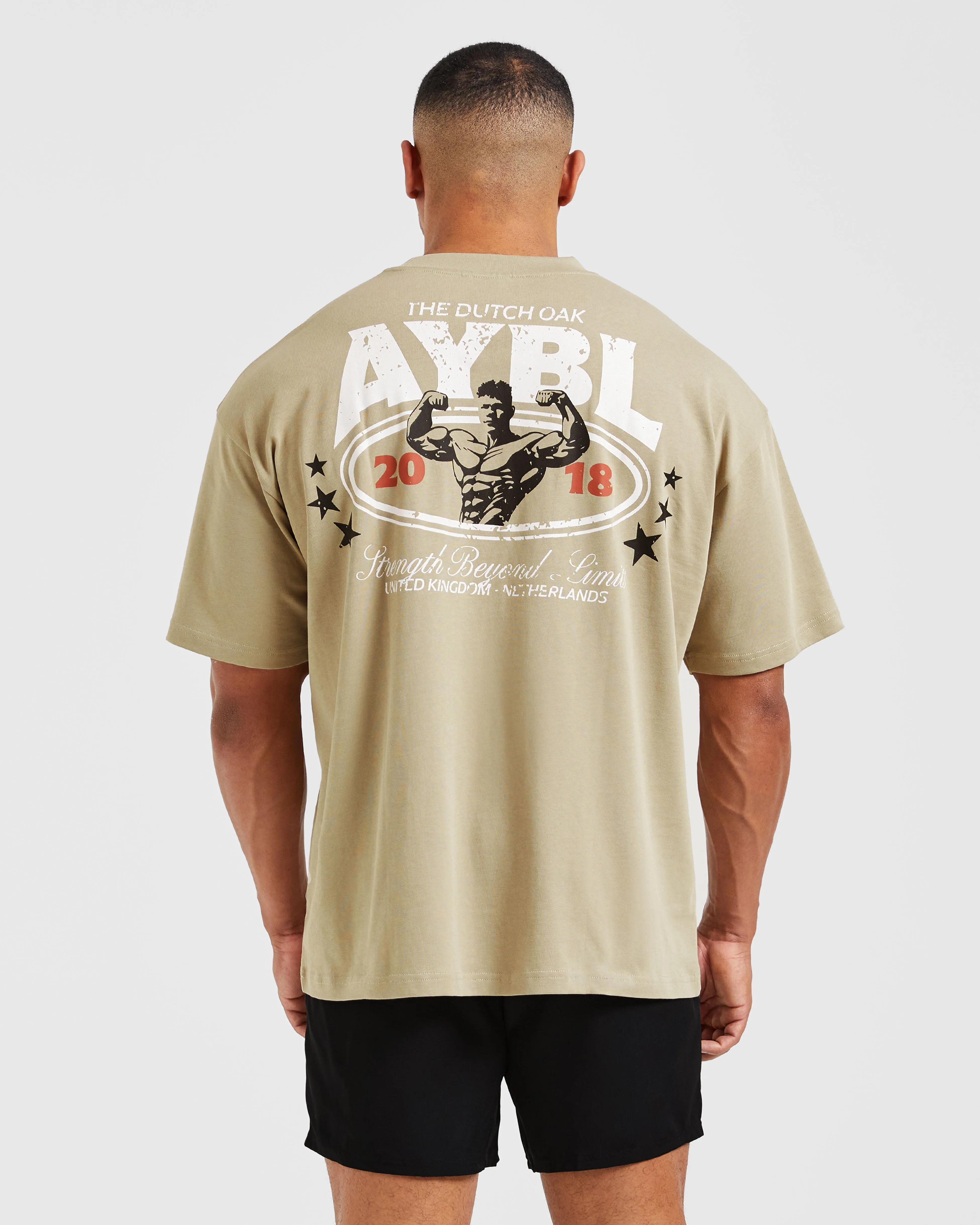 Wesley Vissers X Beyond Limits Oversized T Shirt - Deep Beige Classic Trend Look