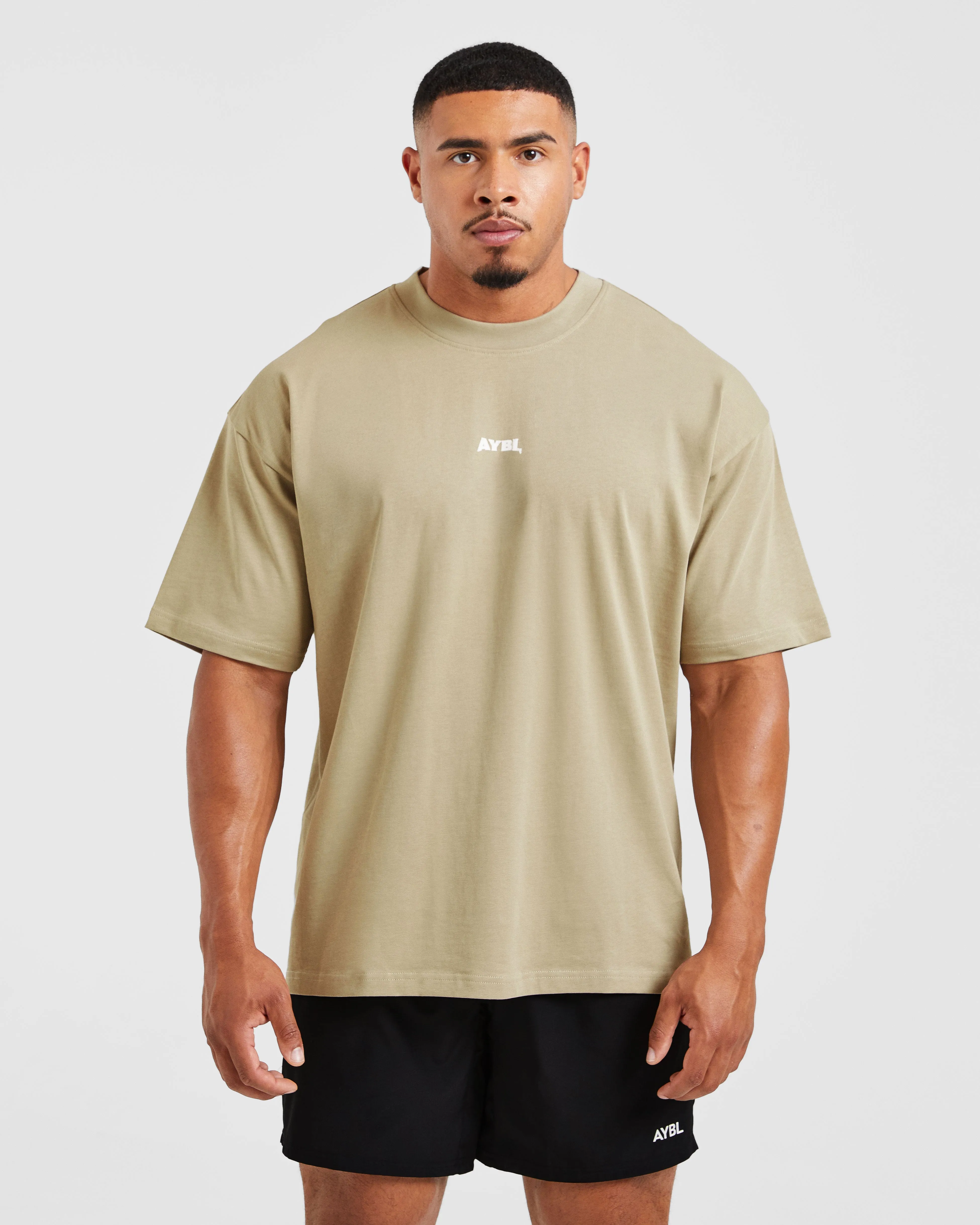 Trendy Top Wesley Vissers X Beyond Limits Oversized T Shirt - Deep Beige