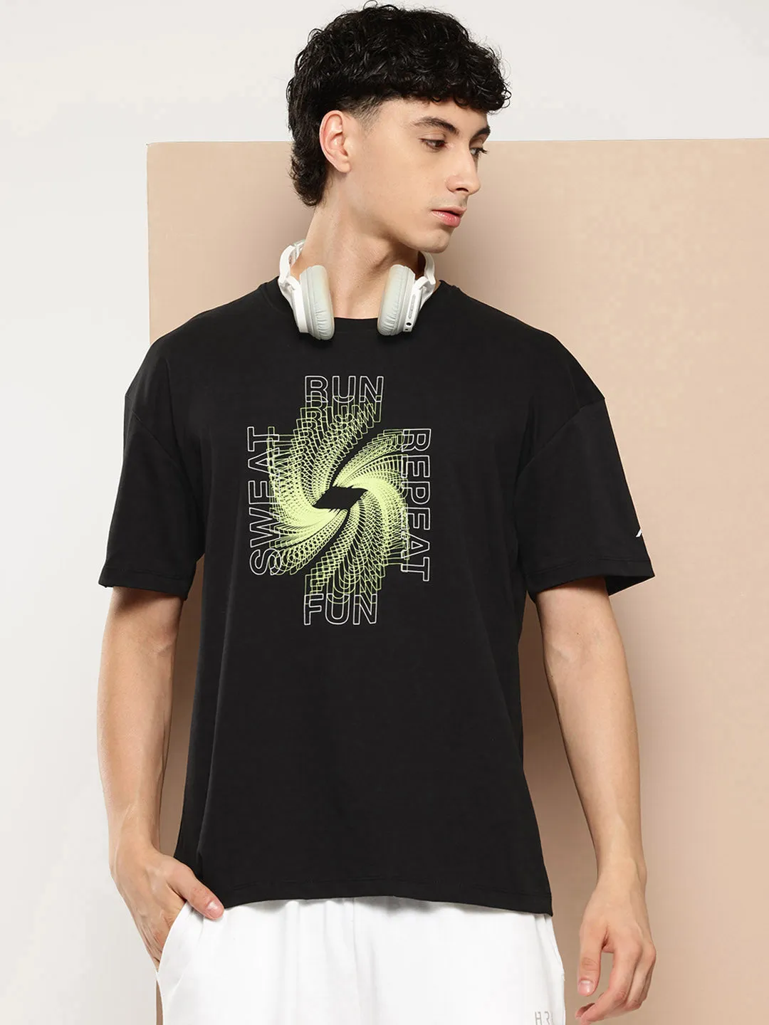 TaglessDesign SmoothFinish Alcis Men Typography Printed Sports T-shirt
