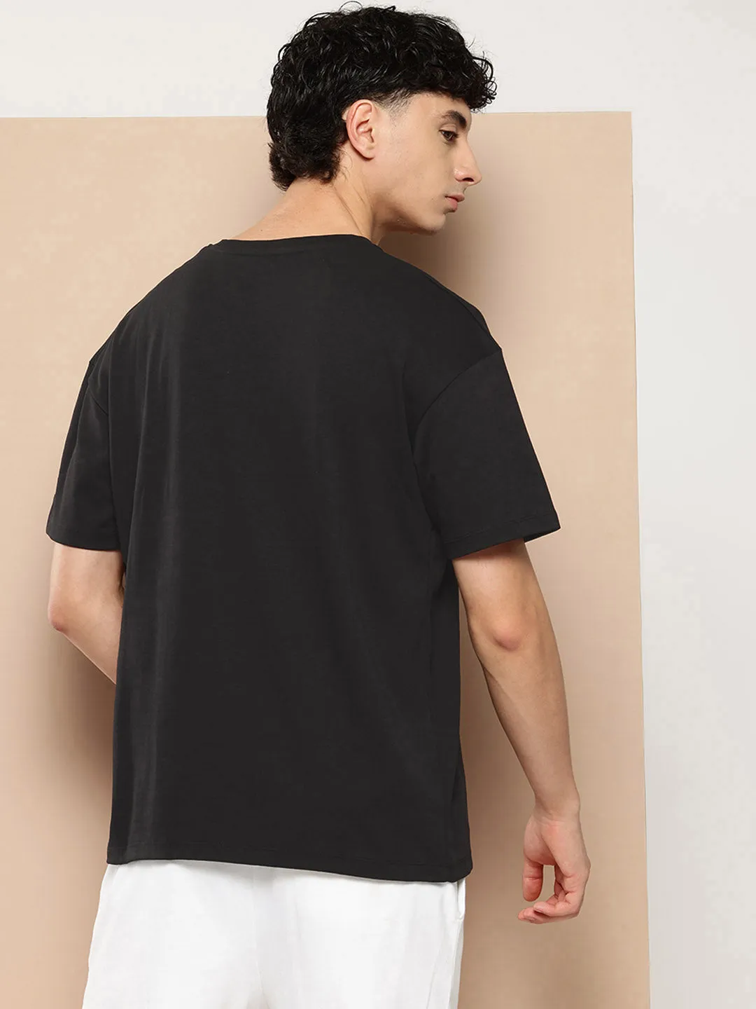 Alcis Men Typography Printed Sports T-shirt StaticFreeLining Vintage Soul