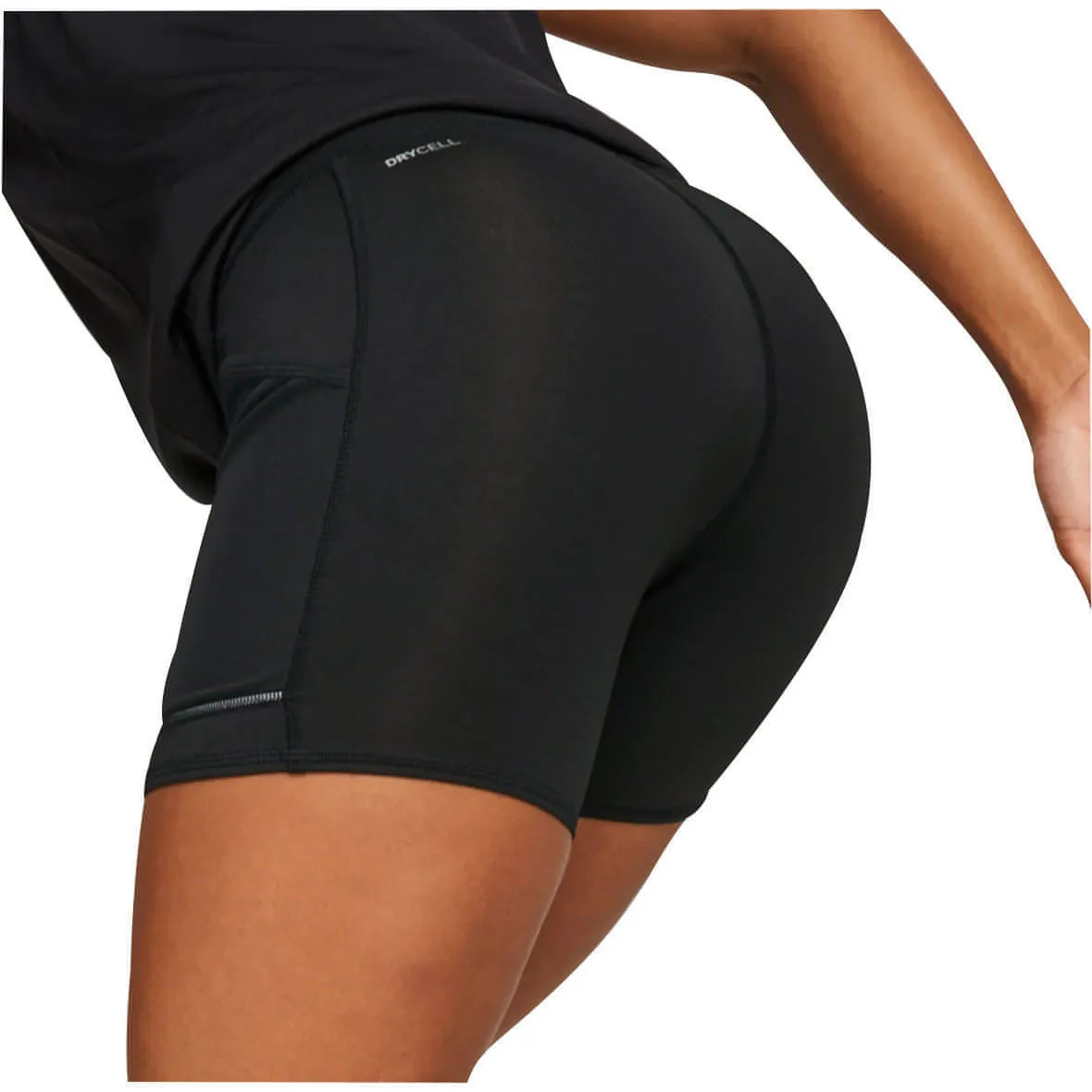 soft fit anti - static Puma Run Favourite Womens Short Running Tights - Black