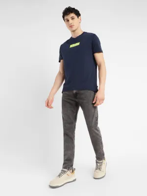 Men's 512 Black Slim Tapered Fit Mid Rise Jeans Daywear Fit Trendy Evening Stroll