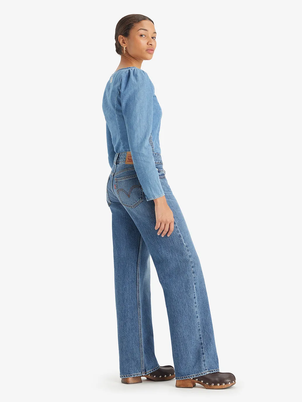 Perfect For Daily Women's Blue Loose Fit Low Rise Jeans