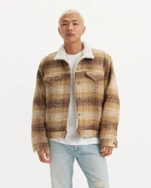 Sustainable Dye Methods Levi's? Type III Sherpa Jacket - Westin Plaid / Curry