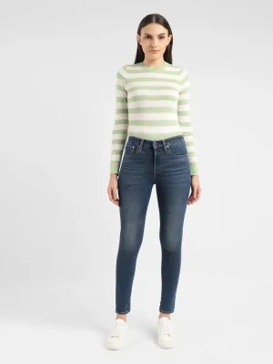 Total Fit Lightweight Earthy Nature Lover Women's 721 Blue Skinny Fit High Rise Jeans