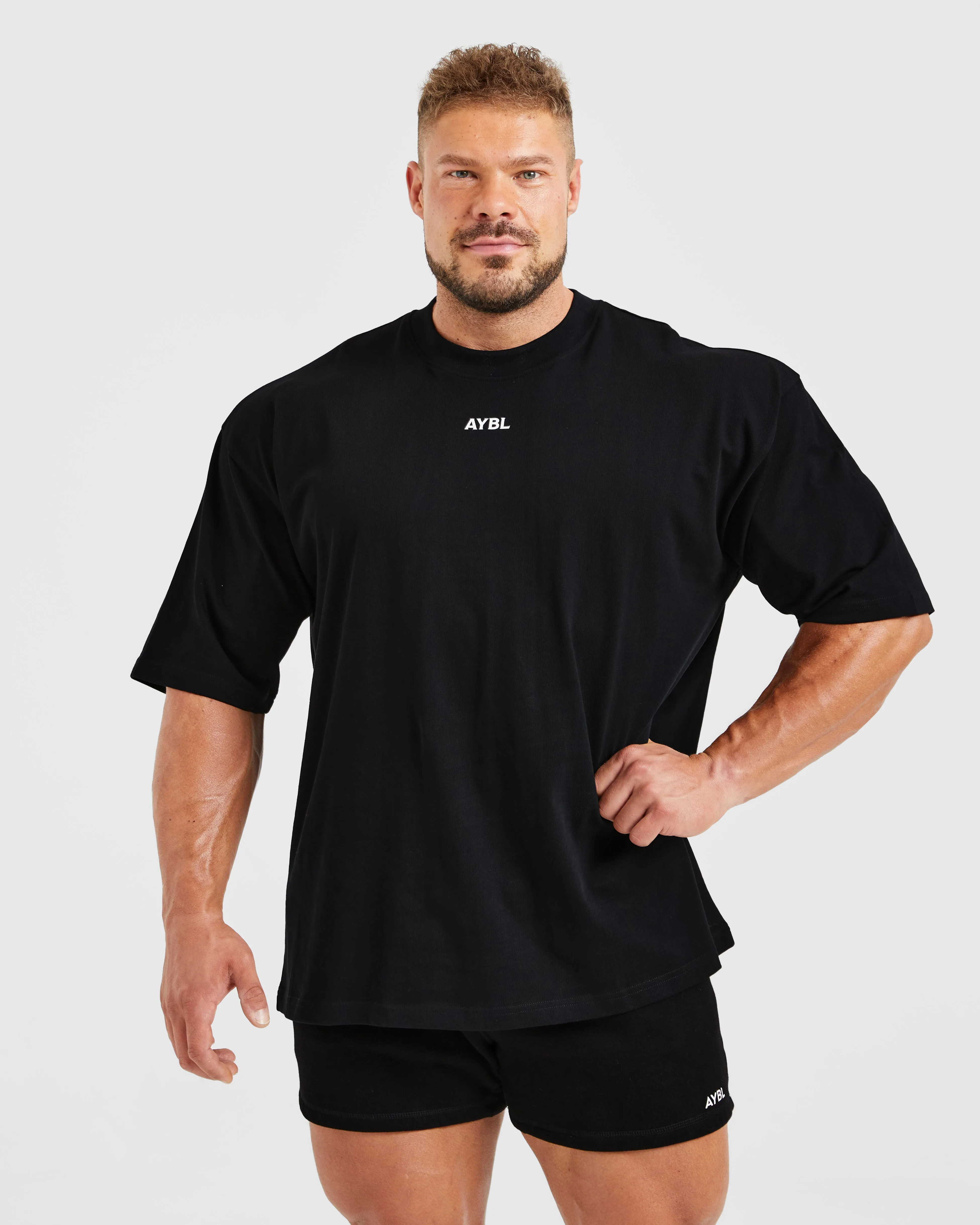 Wesley Vissers X Dutch Oak Oversized T Shirt - Black/White Breathable Material NonIrritating Fabric