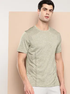 Alcis Men Printed Slim Fit T-shirt Royal Mode Thermal Insulation Layer