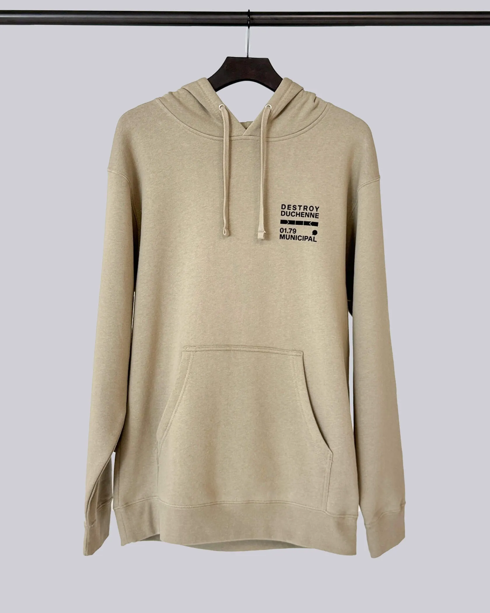 Beach Walk High Waist Calm Fit Lightweight Construction MUNICIPAL x Destroy Duchenne Hoodie