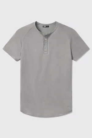 HypoallergenicTextile Chic Fit Scout Henley Short Sleeve