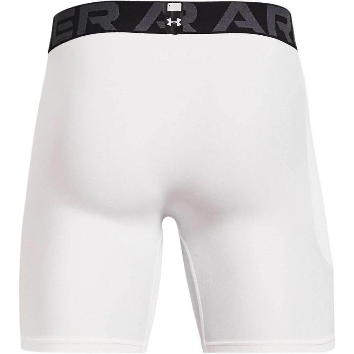 Under Armour HeatGear Mens Short Compression Tights - White Smooth Fabric